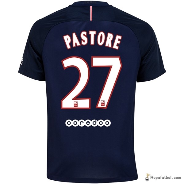 Camiseta Paris Saint Germain Replica Primera Ropa Pastore 2016/17 Azul